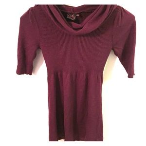 **3/$25**w/BUNDLE Maroon Cowl Neck SweaterDress